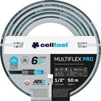 Cellfast Шланг садовый MULTIFLEX PRO 1/2" 50м, 6 слоев, до 35 Бар, -20…+65°C