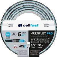 Cellfast Шланг садовый MULTIFLEX PRO 3/4" 30м, 6 слоев, до 35 Бар, -20…+65°C