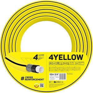 Cellfast Шланг садовый 4YELLOW 3/4" 50м, 4 слоя, до 20 Бар, -10…+50°C