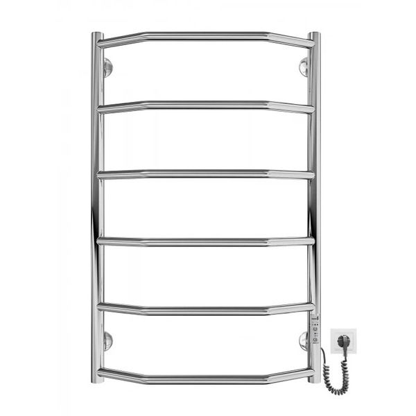 Mario Полотенцесушитель Трапеция НР-І 800х530-110мм электр., с таймером-регулятором, хром