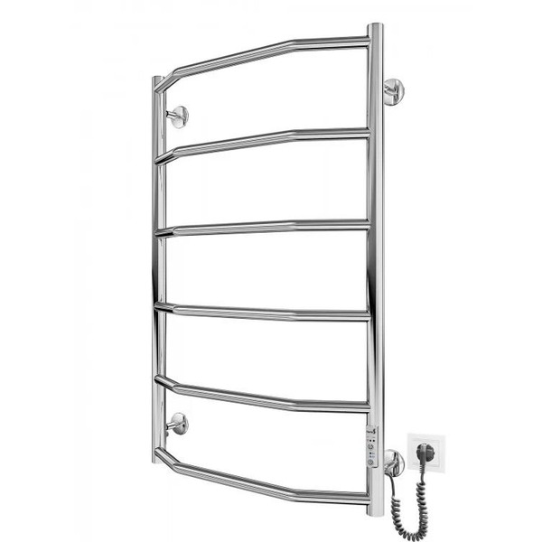 Mario Полотенцесушитель Трапеция НР-І 800х530-110мм электр., с таймером-регулятором, хром