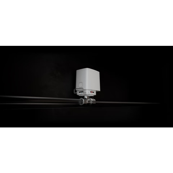 Розумний кульовий кран Ajax WaterStop 1/2" Jeweler, бездротовий, білий