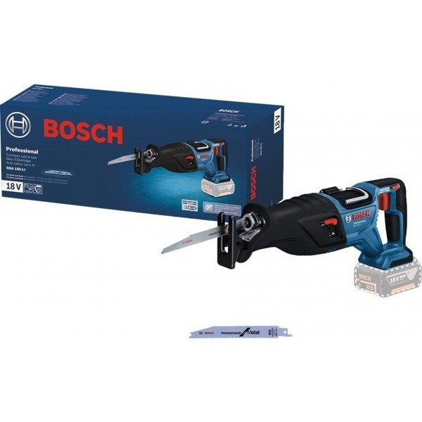 Пила шабельна акумуляторна Bosch GSA 185-LI, 18 В, без АКБ та ЗП (0.601.6C0.020)
