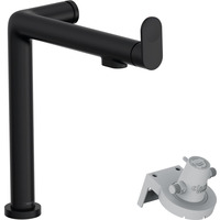 Смеситель для кухни Hansgrohe Aqittura M91, дл.излива - 285мм, поворотный, 1 рычаг, FilterSystem 240, черный матовый