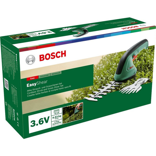 Кущоріз акумуляторний Bosch EasyShear, 3.6В, 1х1.5Аг (0.600.833.303)