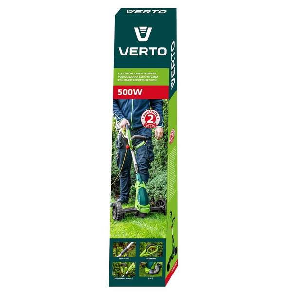 Триммер садовый электрический Verto 52G552, 550 Вт (52G552)