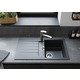 Мийка кухонна Hansgrohe накладна S520-F345 чорний графіт (43356170)