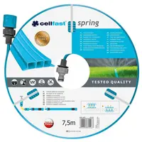 Шланг садовий Cellfast SPRING, зрошувальний перфорований, 7.5м (19-021)