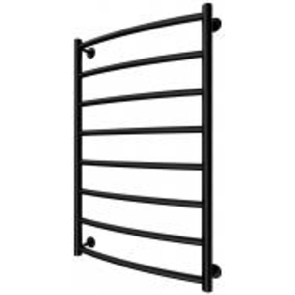 Рушникосушка Mario водяна Класік, 800x530x500мм, комбі підключення, нерж.сталь, чорний матовий