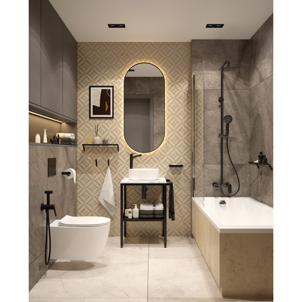 Кнопка для змиву Deante до стеллажів прихованого монтажу - slim (CST_N51P)