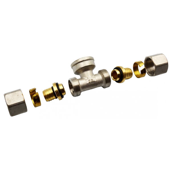 Тройник разборной 16*1/2н*16 JGProf.