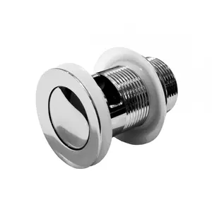 Донний клапан для раковини X-210 з переливом 76*40мм