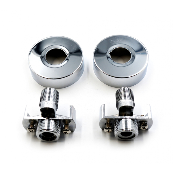 Ексцентрик з регулюванням кута нахилу 20° L 130-180мм з відбивачами, пара, латунь