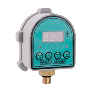 Реле тиску електронний 1.1кВт Ø¼" із захистом сухого ходу + вилка AQUATICA (779533)