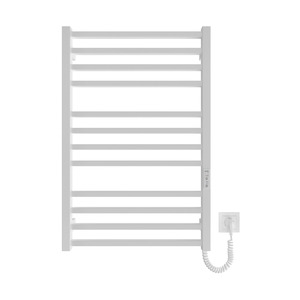 Рушникосушка Hygge Family електрична London, 770х530х80мм, таймер-регулятор, сталь, білий матовий