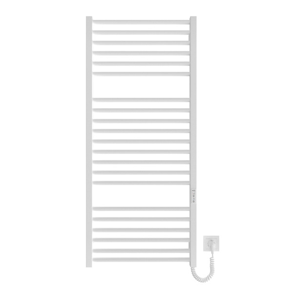 Рушникосушка Hygge Family електрична Derby, 1170х530х80мм, таймер-регулятор, сталь, білий матовий