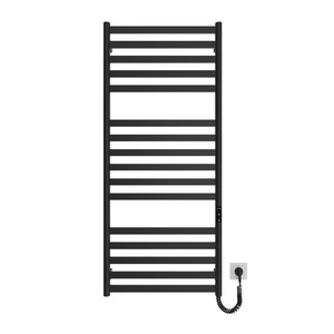 Рушникосушка Hygge Family електрична York, 1170х530х80мм, таймер-регулятор, сталь, чорний матовий