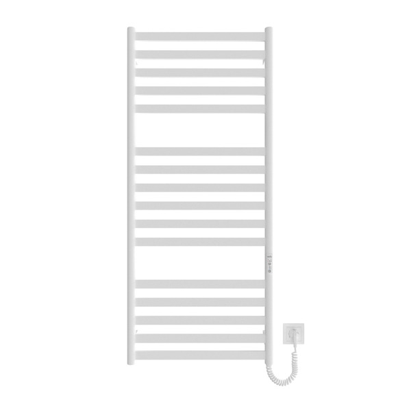 Рушникосушка Hygge Family електрична York, 1170х530х80мм, таймер-регулятор, сталь, білий матовий