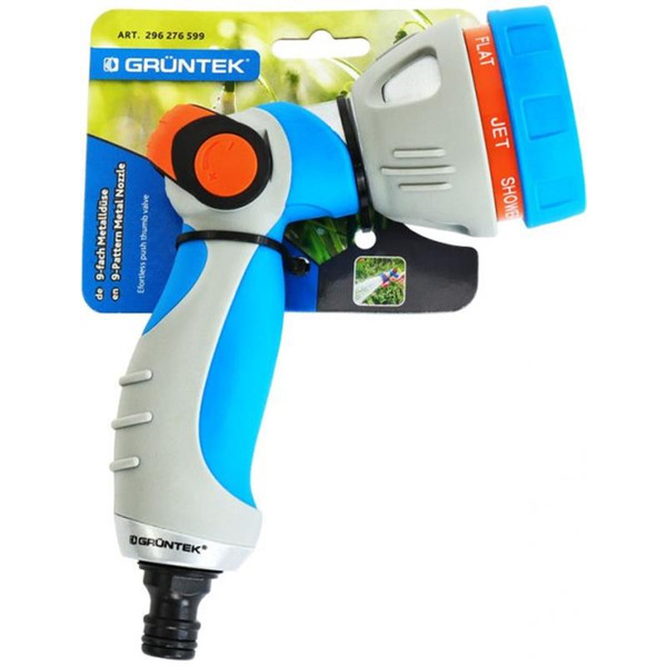Пистолет для полива Gruntek 9 режимов (296276599)