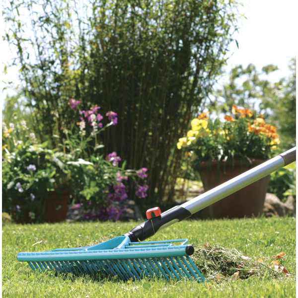 Грабли Gardena Combisystem стальные для очистки газонов, 60 см (03381-20.000.00)