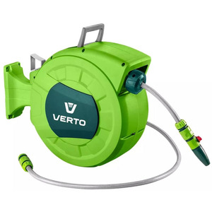 Котушка зі шлангом Verto автоматична 20м+2м, 1/2" (15G891)