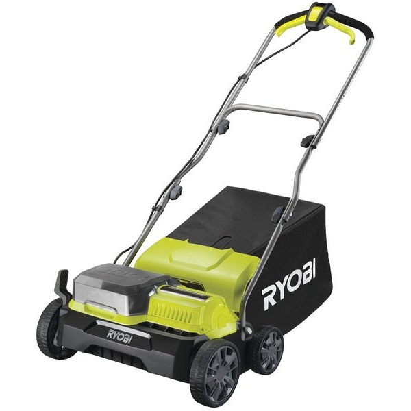 Скарифікатор-аератор Ryobi ONE + RY18SFX35A-240 18В 2х4.0А / год, 35см, 55л (5133004549)