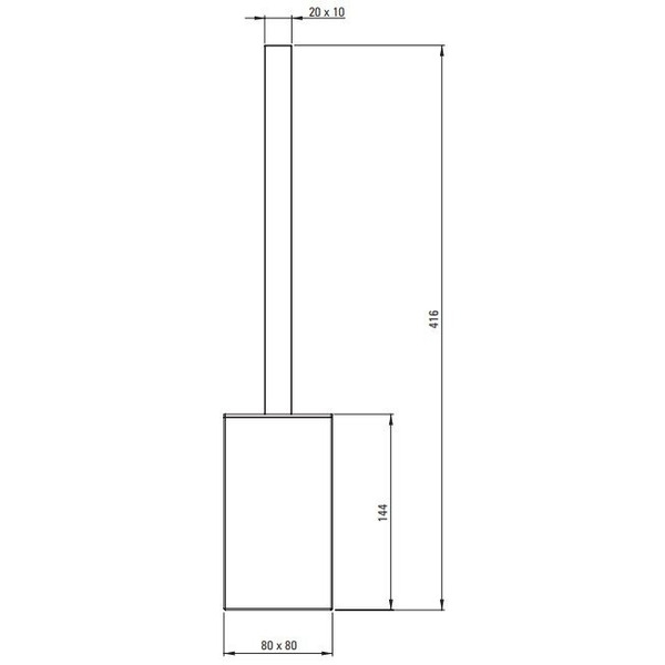 Йоршик для унітазу Deante MOKKO (ADM_N712)
