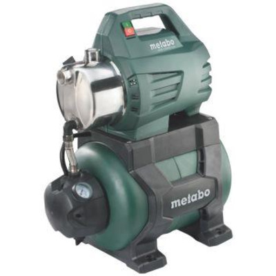 Насосна станція Metabo HWW 4500/25 Inox, 1300 Вт, 4.5 куб/год, висота подачі 48м, всмоктування до 8 м, ресивер 24л,  17.1кг
