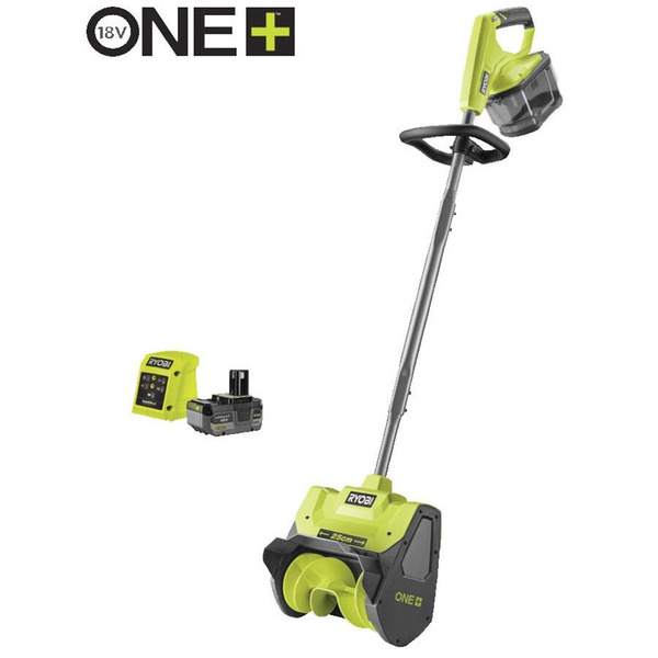 Снігоприбирач акумуляторний RYOBI ONE+ RY18ST25A-140 18В акб 1х4 А·г, ширина 25 см, викид 6 м, глибина 15 см, 5.3 кг (5133006235)