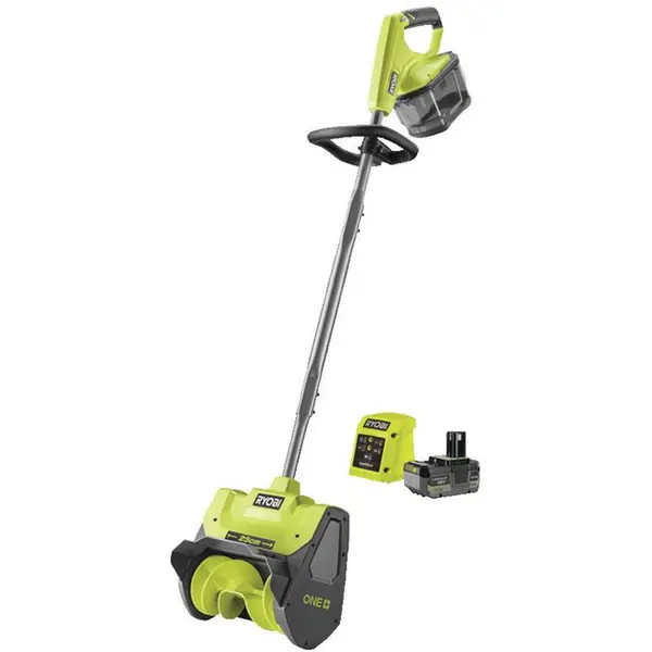 Снігоприбирач акумуляторний RYOBI ONE+ RY18ST25A-140 18В акб 1х4 А·г, ширина 25 см, викид 6 м, глибина 15 см, 5.3 кг (5133006235)