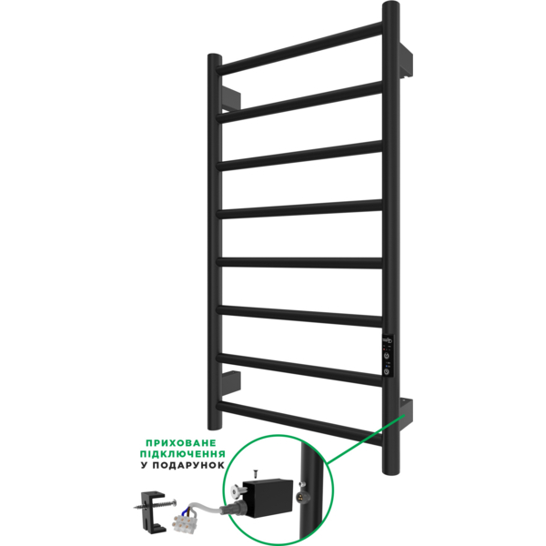 Сушарка для рушників Ardesto електрична Classik-TR K, 770x430, чорний (6.1.0601.06.BM)
