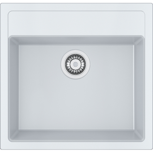Мойка кухонная Franke Sirius тектонит, без крыла, 560х530х200мм, врезная, белый (143.0691.510)
