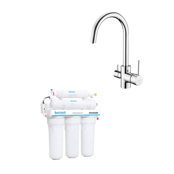 Комплект змішувача для кухні Deante з фільтром зворотного осмосу Ecosoft Standard