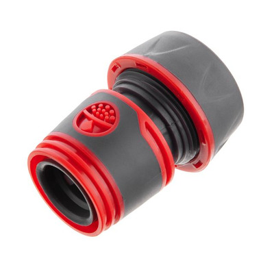 Конектор з аквастопом 1/2" для шланга 3/4" INTERTOOL GE-1120