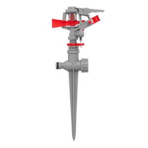 Дощувач пульсуючий з повною/частковою зоною поливу Intertool на милиці 12 м (GE-0051)