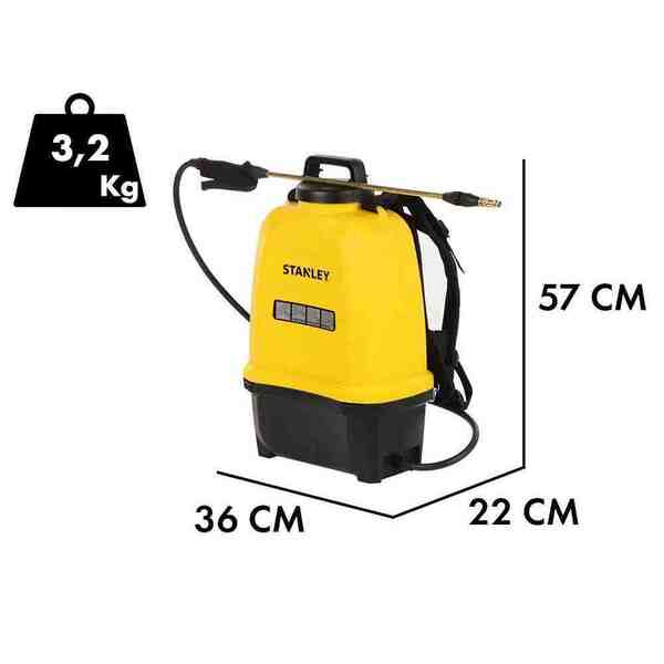 Опрыскиватель аккумуляторный ранцевый STANLEY SXSPBS16E