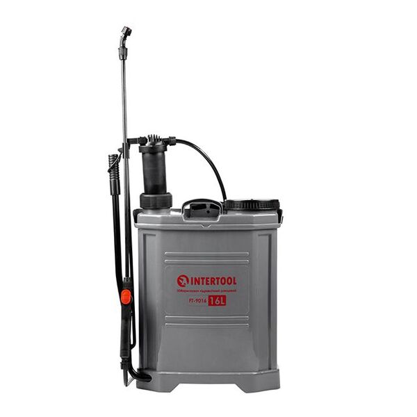 Обприскувач гідравлічний ранцевий 16 л INTERTOOL FT-9016