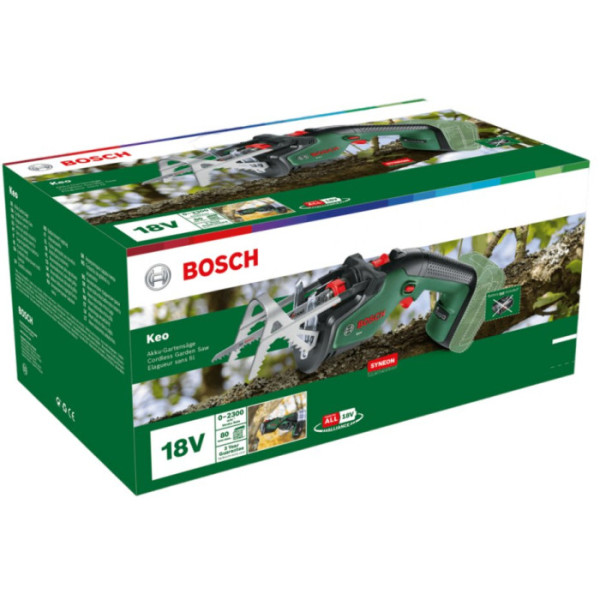 Акумуляторна садова пила Bosch Кео, без акб та з/п