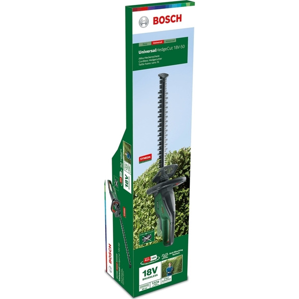 Кущоріз акумуляторний Bosch UniversalHedgeCut 18V-50 без АКБ та ЗП (0.600.849.K00)