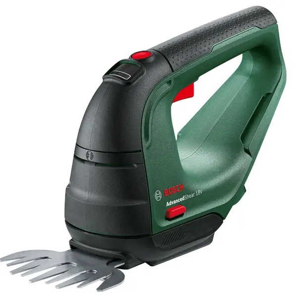 Акумуляторні ножиці для трави Bosch AdvancedShear 18V-10 + Лезо для трави 100 мм + Лезо для кущів 200 мм (0600857001)