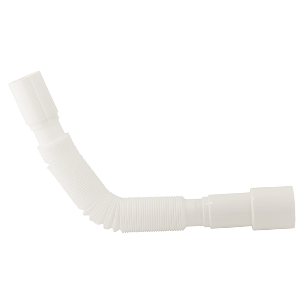 Сифон для кухонної мийки з пластиковим випуском 3½" виведенням під пральну машину, квадратним переливом і гнучким відведенням Ø40/50мм (чорний) TAU (9842822)