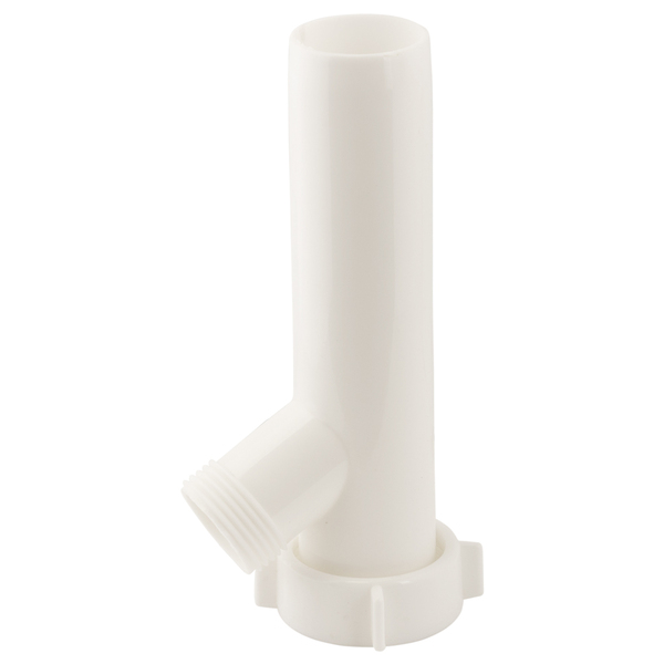 Сифон для кухонної мийки з пластиковим випуском 3½" виведенням під пральну машину, квадратним переливом і гнучким відведенням Ø40/50мм (чорний) TAU (9842822)