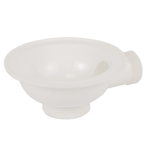 Сифон для кухонної мийки з нержавіючим випуском 3½" виводом під пральну машину, круглим переливом і гнучким відведенням Ø40/50мм TAU (9842520)