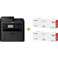 МФУ А4 ч/б Canon i-SENSYS MF237w c Wi-Fi (1418C170AA) + 2 картриджа Canon 737