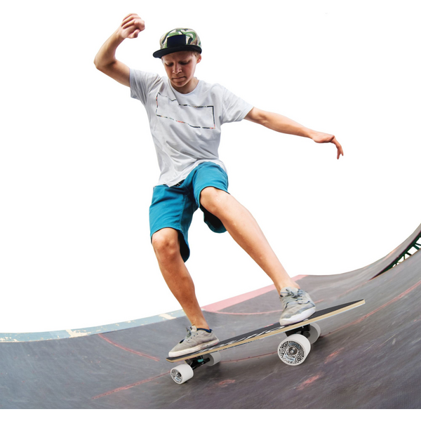 Скейтборд YVolution Dynamo Cruiser LED 76см, синій (YS52B2)