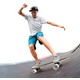 Скейтборд Yvolution Fishtail Cruiser 76см, синий
