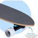 Скейтборд Yvolution Fishtail Cruiser 76см, синий