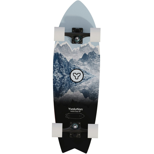 Скейтборд YVolution Dynamo Cruiser LED 76см, синій (YS52B2)