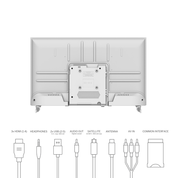 Телевiзор Thomson Easy TV 32 HD White 32HD2S13W