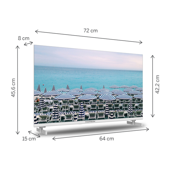 Телевiзор Thomson Easy TV 32 HD White 32HD2S13W